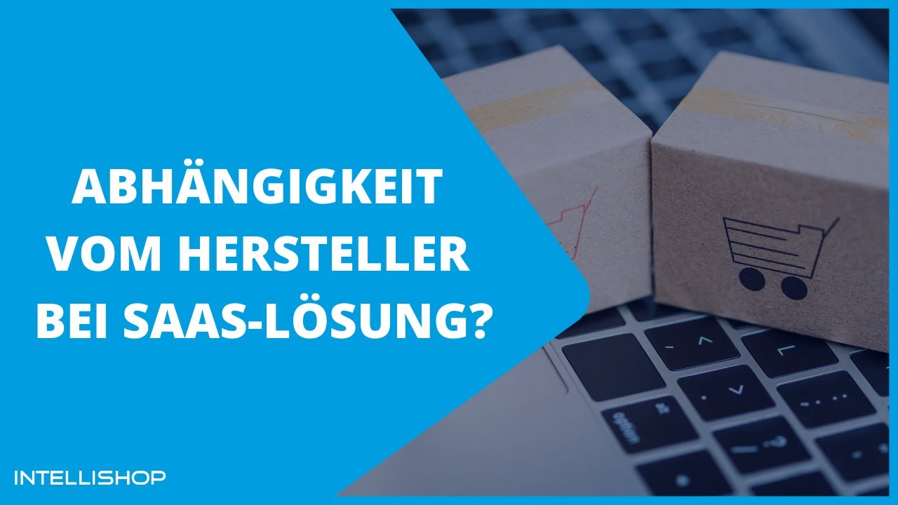 IntelliShop Plug'n'Play - Abhängigkeit vom Hersteller bei SaaS-Lösung?